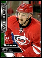 2016-17 PARKHURST ROOKIE GREEN Trevor Carrick RC Rookie Carolina Hurricanes #349