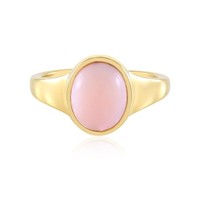 Cavill Ring 2,7Ct Rosa Opal Oval Sterlingsilber Vergoldet Damen Schmuck-