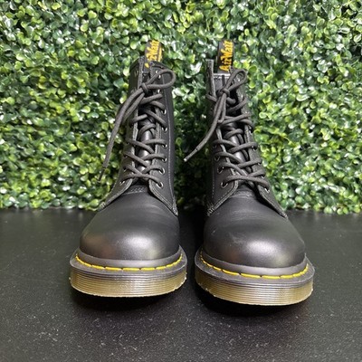 Dr Martins Black Leather Combat Boots Size 9  US Mens Dr. Martens Combs Boot - Black | Journeys main image 2