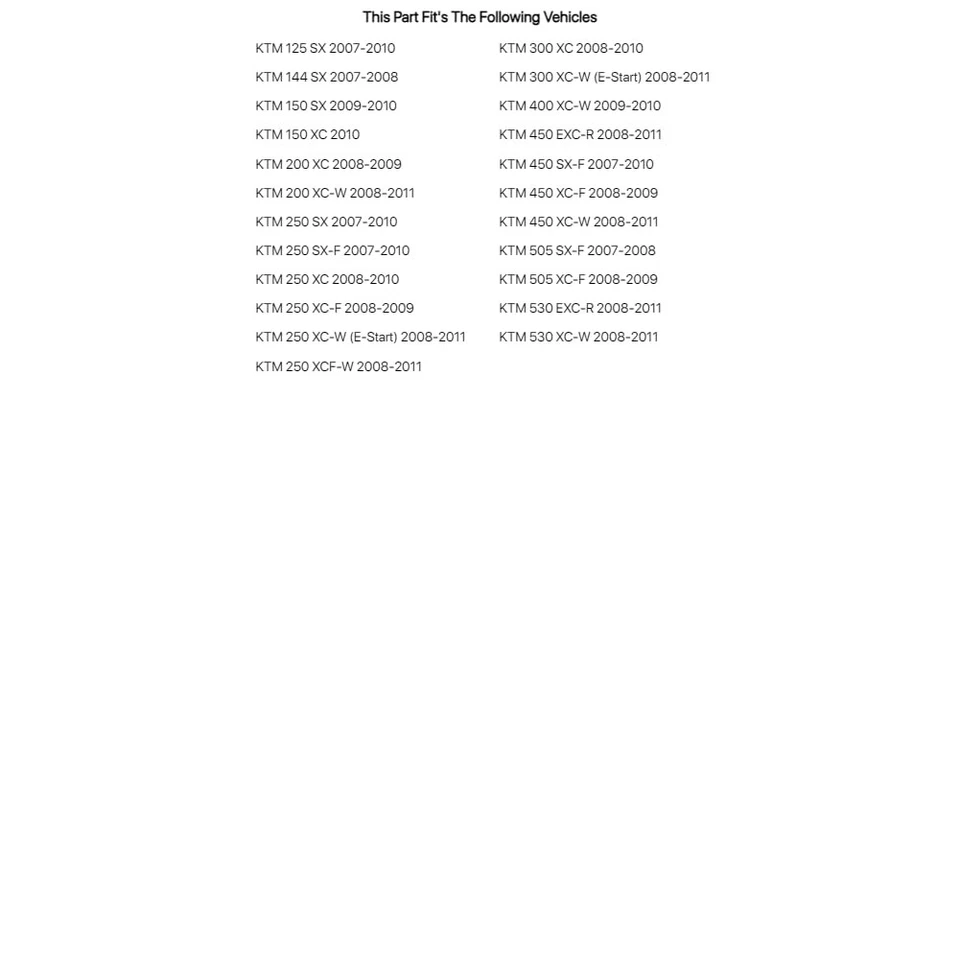 Cucharas de radiador Acerbis KTM naranja para KTM 505 XC-F 2008-2009 Foto 3 de 4