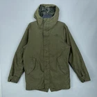The North Face Jacket Mens Medium Green Hooded Fishtail Parka Utility Gorpcore