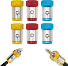 6 Pieces Strong Magnetic Screw Ring, 1/4 Inch/ 6.35 Mm Universal Magnetic Screw