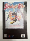 SNOWBOARD KIDS - NINTENDO 64 Vintage Console Game INSTRUCTION BOOKLET