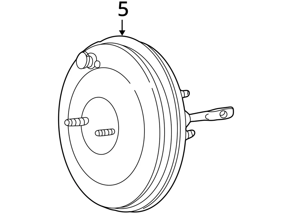 Power Brake Booster Thru 08/01/04 Fits 03-05 LINCOLN & TOWN CAR 2035480 - Изображение 4 из 4