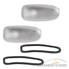 ATEC 2x BLINKER KOTFLÜGEL OVAL WEIß FÜR MERCEDES E-KLASSE W210 S210 VITO W-638