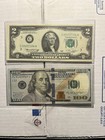 $2 Bill 1976 Series Serial C00057304A + $100 2017A Star Note PL01323767* — photo 1