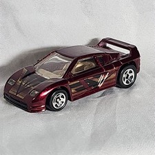 Hot Wheels Zender Fact 4 Sports Car Maroon Ferrari Lamborghini Collector 228