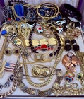 Vintage Estate Costume Jewelry Lot! AVON, MONET  and more!