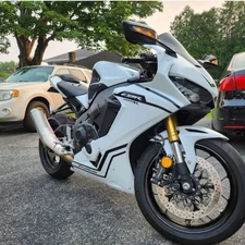 FUD Injection Fairing Gloss White Black Fit for Honda 2017-2025 CBR1000RR r017