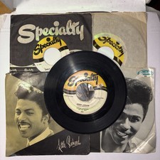 Little Richard 45 Rpm Lot (5) Untested Good Golly Miss Molly, Heeby Jeebies