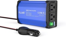 Car Power Inverter 300W DC 12V to 110V AC Converter Plug Adapter