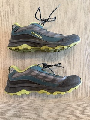 Merrell Moab Speed Low Big Kid Deep Green Lime 2023 Size 6     MK266264