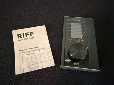 Positive Grid Riff Black Portable Guitar Interface