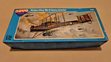 Vintage Novo Vickers Vimy Mk IV Heavy Bomber 1:72 Scale Model Kit — F163
