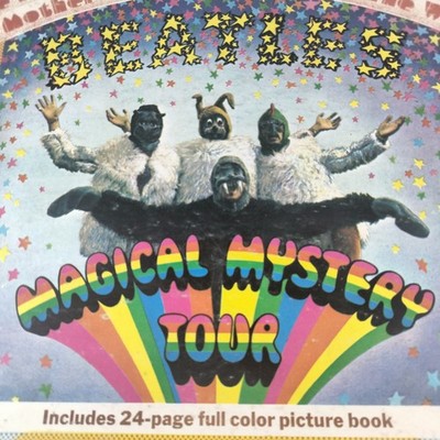 THE BEATLES MAGICAL MYSTERY TOUR 1967 YELLOW COLORED PICTURE BOOK