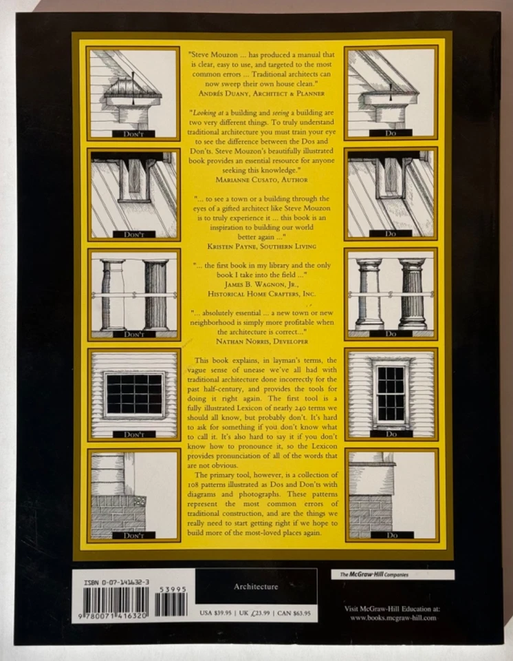 Traditional Construction Patterns : Design and Detail Rules-Of-Thumb by Mouzon - Image 2 of 4