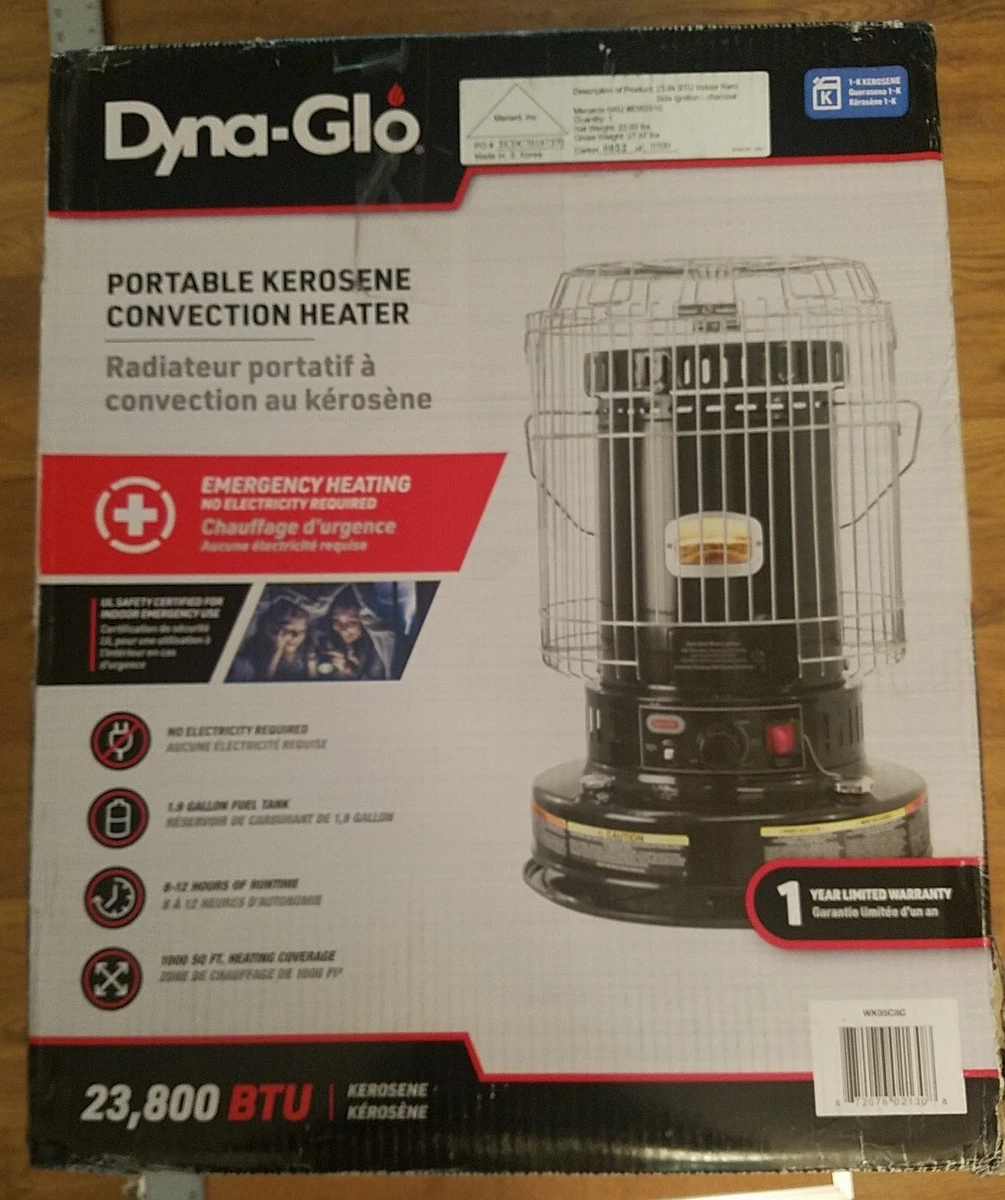 Dyna-Glo Portable Convection Kerosene Heater indoor Warmer 23800 BTU New |  eBay