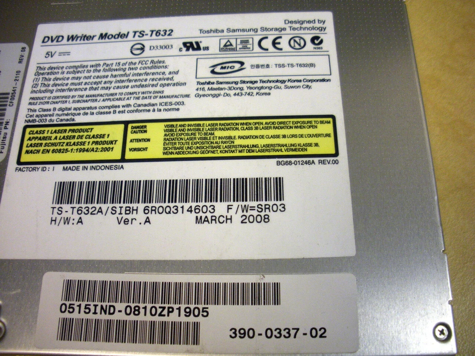 Sun 390-0337 PATA 8x DVD-Writer/24x CD-Writer - Image 3 of 3