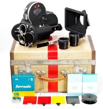 ARRI Arriflex 16 ST Movie Camera 16mm Carl Zeiss Jena Finder Accessories