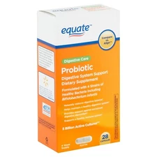 Equate Digestive Care Probiotic Capsules, 28 counT.
