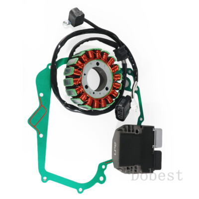 Stator+Voltage Rectifier+Gasket for Yamaha VK10 RS Viking Professional 06-15