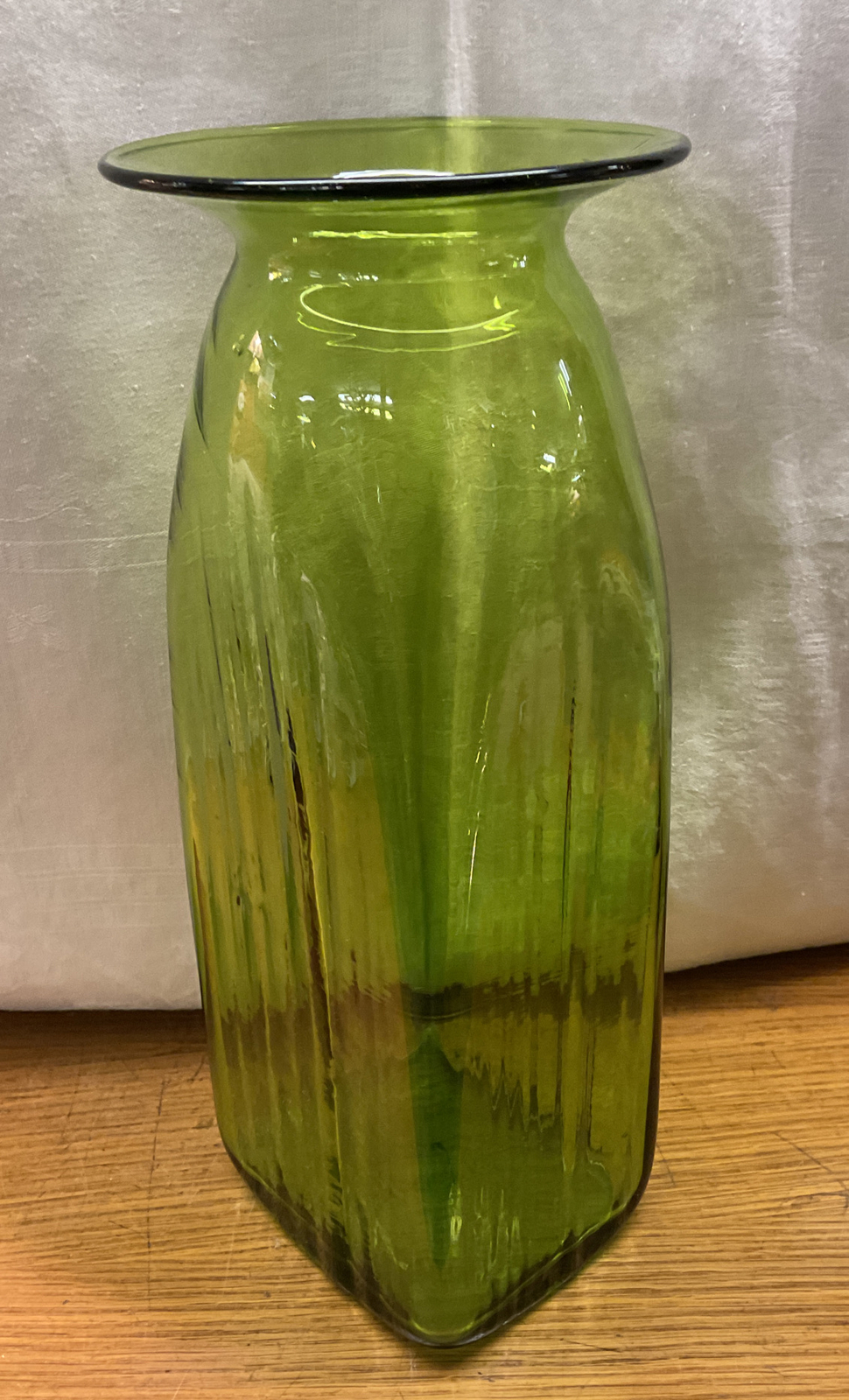 Vintage 1966 BLENKO 6619 Art Glass Vase 15” eBay