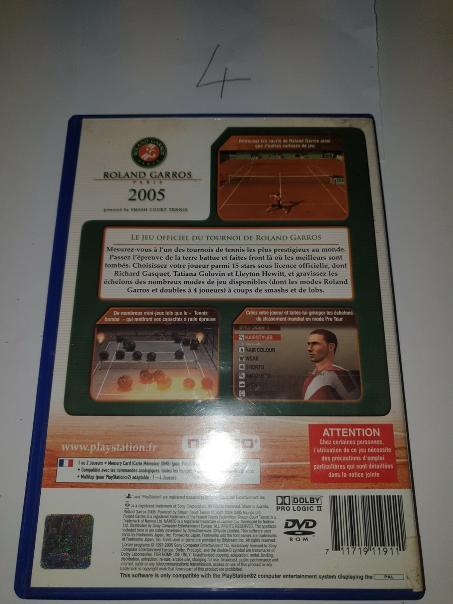 Roland Garros Paris 2005 Ps2 Pal | Cuotas sin interés