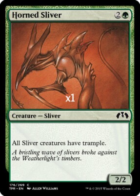 MTG The List PLST Horned Sliver MINT