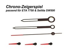 Crono lancette orologio BMW serie M / adatte per ETA 7750 & Sellita SW500