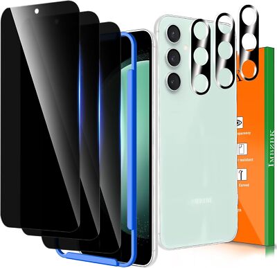 Schutz Kit IMBZBK Fall Samsung Galaxy S23 FE 5G gehärtetes Glas