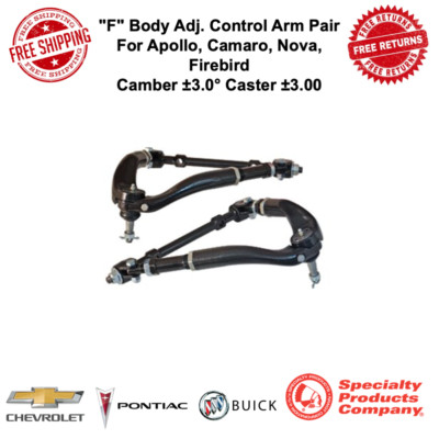 SPC Performance Adjustable Control Arm Pair Fits Apollo, Camaro, Nova, Firebird