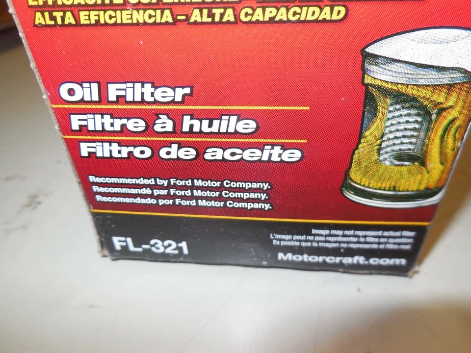 New FL-321 Motorcraft Oil Filter - Image 2 of 2