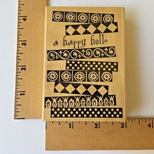Hero Arts Rubber Stamp - Card Art Happy Hello - K4893 - NEW