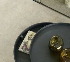 139L Silver Beige Stone Effect Vinyl Flooring Cheap Kitchen Lino 2 3 4m Wide Rol