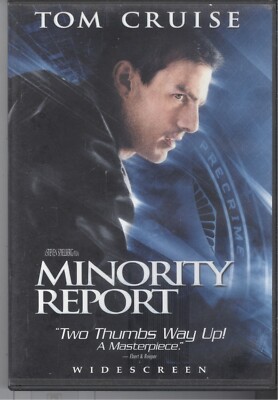 Minority Report (2002 WS DVD) Tom Cruise Max von Sydow Jessica Capshaw Sci-Fi