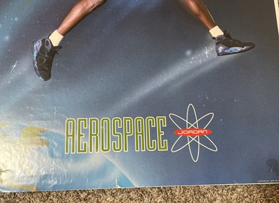 Vintage 1993 Michael Jordan Looney Tunes NIKE #5337 Poster