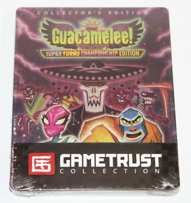 New - Guacamelee Super Turbo Championship Collectors Edition PC Game Steelbook