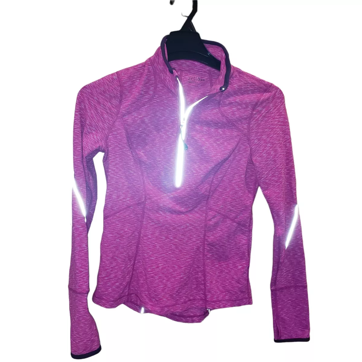 Zella Hot Pink Zip up Running Jacket Athletic Active Sz Medium Nordstrom