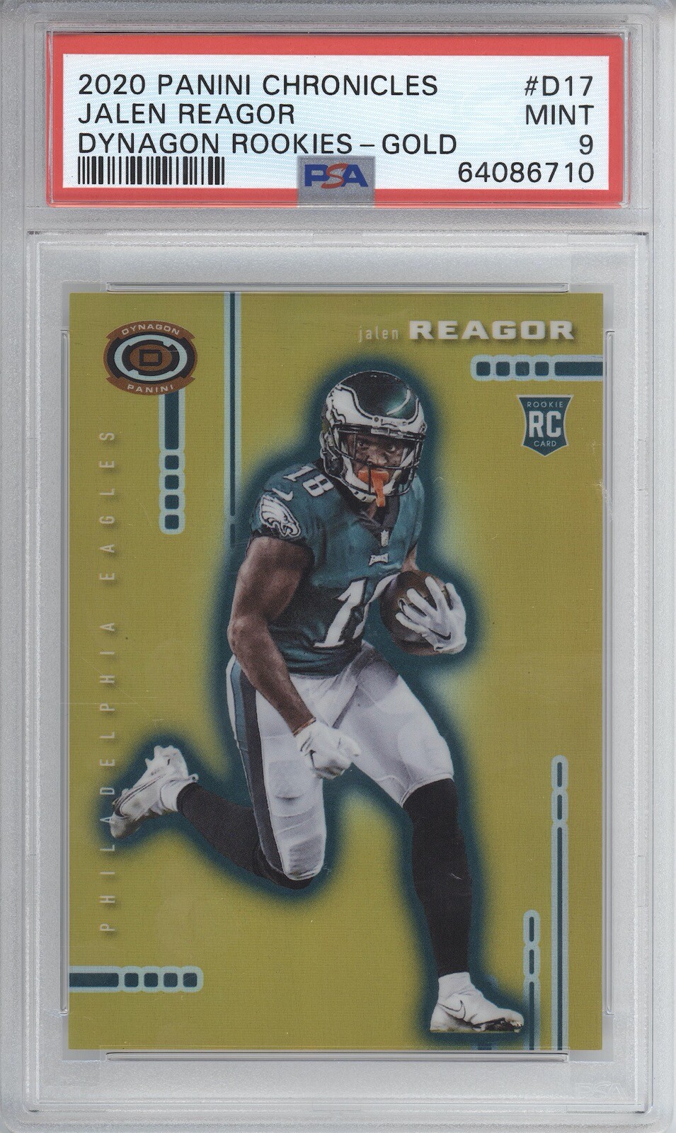 Jalen Reagor Panini Chronicles Dynagon Rookies #D17 Gold