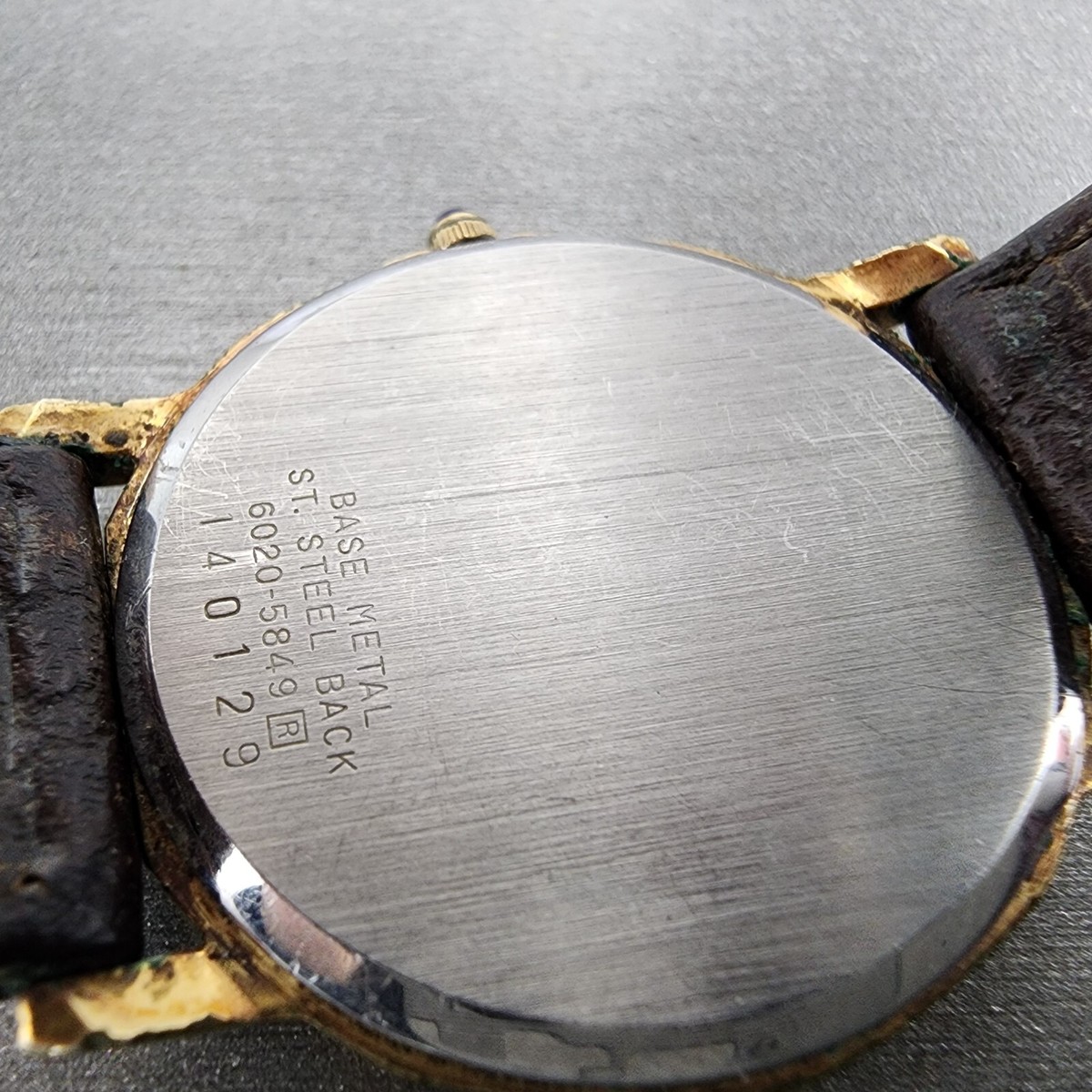 VTG Seiko Lassale Watch Men 30mm Gold Dial Gold Tone Oval