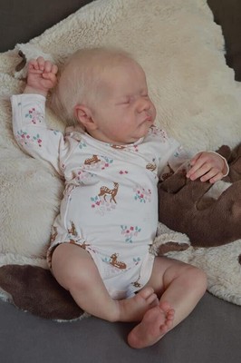19in Bebe Doll Reborn Newborn Baby Lifelike Cuddly Doll Popular Sleeping Levi Ebay