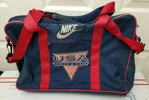 red nike side bag