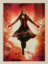 Tarjeta Panini Marvel 2017 Bruja Escarlata Guerra Civil #94