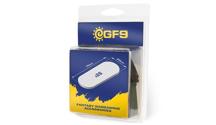 Плоские основания из МДФ 70 мм x 25 мм 26 от Gale Force 9 1890₽