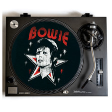 DAVID BOWIE 12" Vinyl Record Player Mat DJ Slipmat Turntable Slip Mat rock band