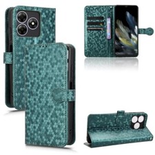 For Blackview Wave 8 / 8C / Oscal Flat 2 Honeycomb Texture Leather Phone Case