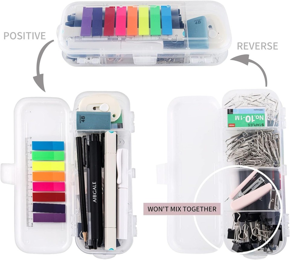 123 Pcs Office Supplies Kit with Desk Organizers, Stationery Clear eBay