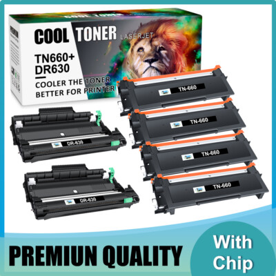 TN660 Toner Cartridge / DR630 Drum for Brother MFC-L2700DW HL-L2320D L2540DW Lot