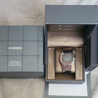CASiO G-SHOCK GMW-B5000TVB-1JR Solar Radio Men's Watch with Box