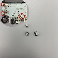 The capacitor for Gameboy COLOR GBC